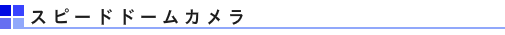 スピードドーム型の防犯カメラ